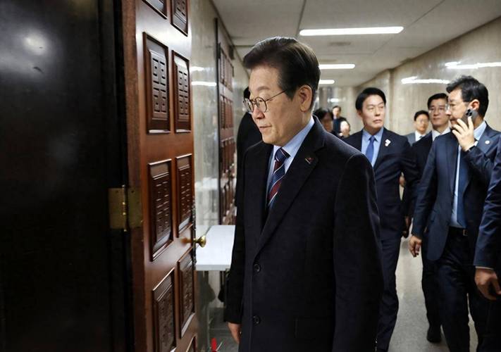 新澳天天彩免费大全和李在明正式宣誓就职与李在明是什么党